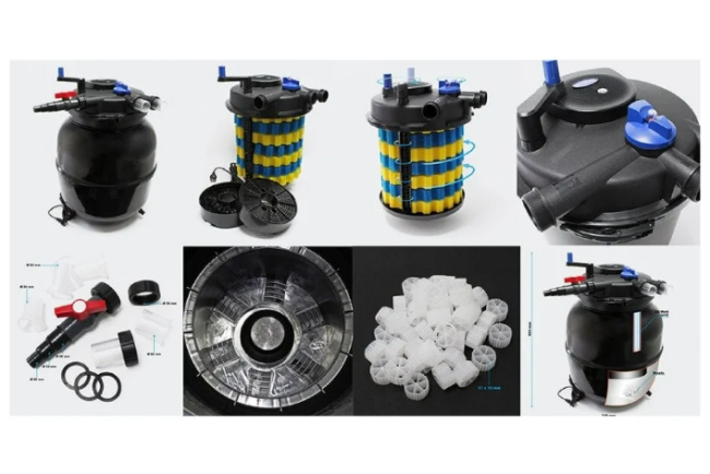 SUNSUN Напорный фильтр для пруда и водоема до 100м3 CPF 75000 UV-55W С функцией обратной промывки SUNSUN Напорный фильтр для пруда и водоема до 100м3 CPF 75000 UV-55W С функцией обратной промывки