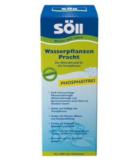 Удобрение для водных растений Soll WasserpflanzenPracht 500ml.