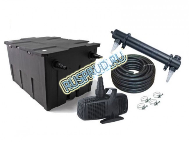 КОМПЛЕКТ ПРОТОЧНОЙ ФИЛЬТРАЦИИ ДЛЯ ПРУДА НА 60 М3 GRECH CBF550 SET 3 КОМПЛЕКТ ПРОТОЧНОЙ ФИЛЬТРАЦИИ ДЛЯ ПРУДА НА 60 М3 GRECH CBF550 SET 3