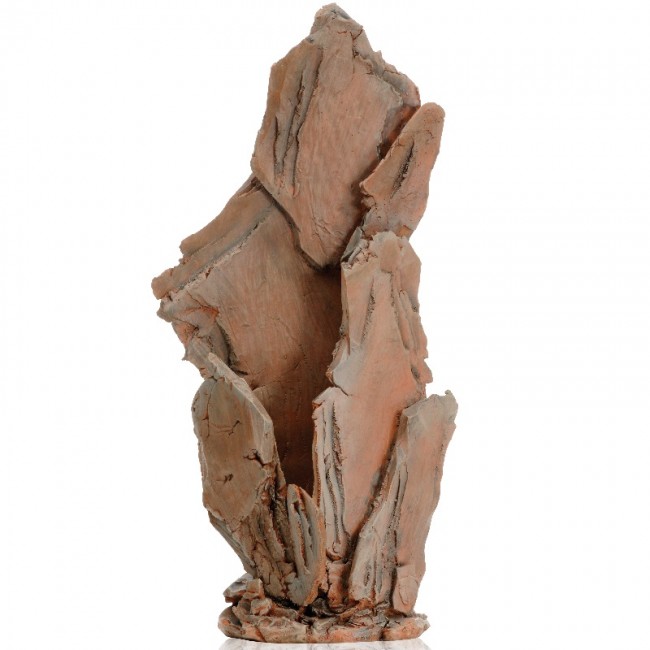 Большой орнамент из красного сланца, Slate stack ornament large red