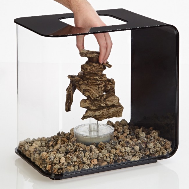 Средний орнамент из гальки, черный, Pebble ornament medium black Средний орнамент из гальки, черный, Pebble ornament medium black