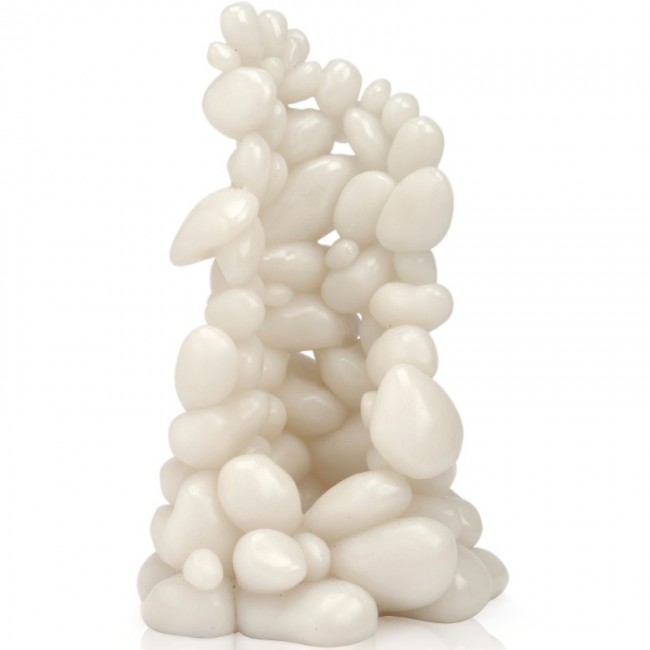 Средний орнамент из гальки, белый, Pebble ornament medium white