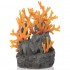 Застывшая лава с огненным коралом, Lava rock with fire coral ornament