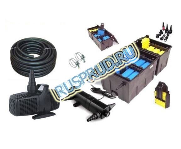 КОМПЛЕКТ ПРОТОЧНОЙ ФИЛЬТРАЦИИ ДЛЯ ПРУДА НА 70 М3 GRECH CBF550C SET 5