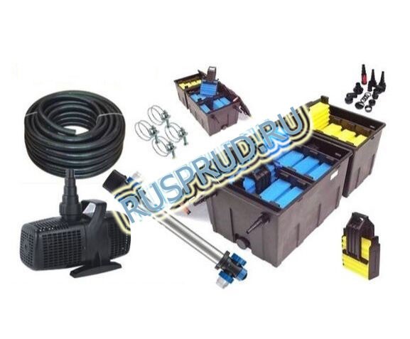 КОМПЛЕКТ ПРОТОЧНОЙ ФИЛЬТРАЦИИ ДЛЯ ПРУДА НА 90 М3 GRECH CBF550C SET 7