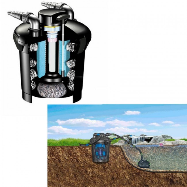 Комплект системы фильтрации PondoPress Set 5000 (на 5 м3)