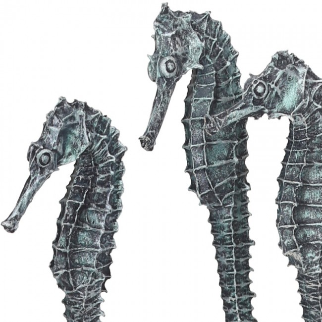 Набор из 3-х черных морских коньков Seahorses 3-pack black