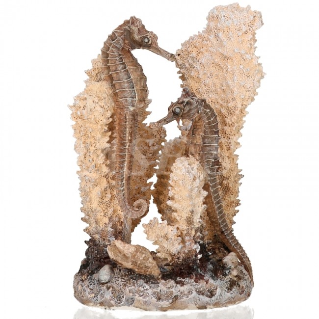 Декоративная фигура "Коралл с морскими коньками" малая seahorses on coral natural S Декоративная фигура "Коралл с морскими коньками" малая seahorses on coral natural S