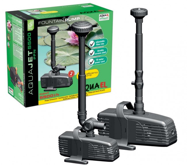 Фонтан для пруда Aquael PFN 2500 подъем воды 2,5 м. Фонтан для пруда Aquael PFN 2500 подъем воды 2,5 м.